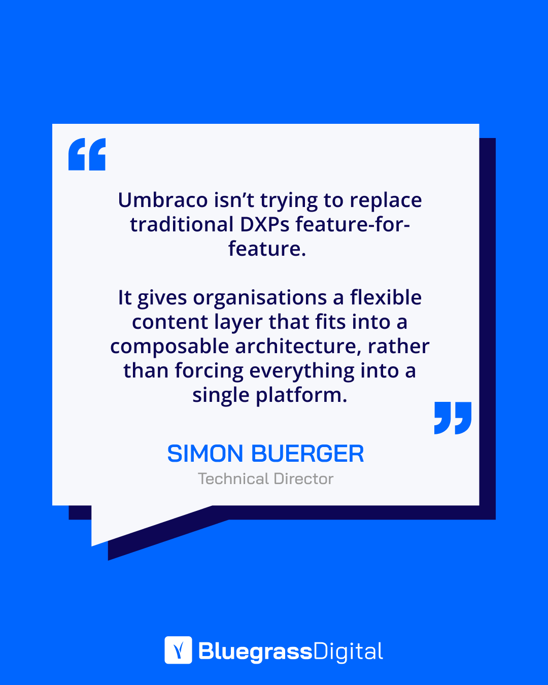 Umbraco in Enterprise replatforming